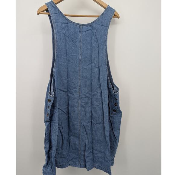 EUC Vintage Venice Blues Sleeveless Denim Dress Size 1X Made in USA RN#75234 - Picture 2 of 5